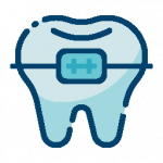 icono con imagen de obturación dental