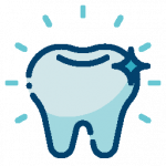 icono con imagen de blanqueamiento dental